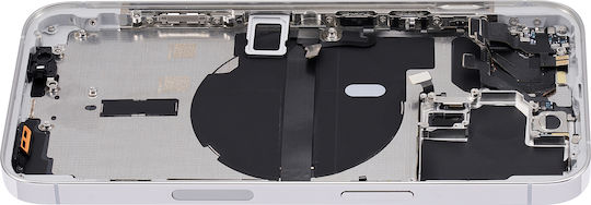 Заден корпус с малки части за iPhone 13 Pro, версия за САЩ, aftermarket plus, сребрист