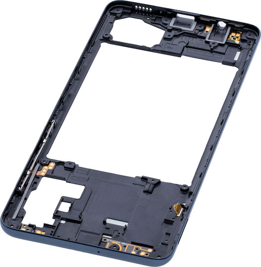 Mid-frame Housing Samsung Galaxy A71 A715 2020 Aftermarket Plus Prism Crush Black