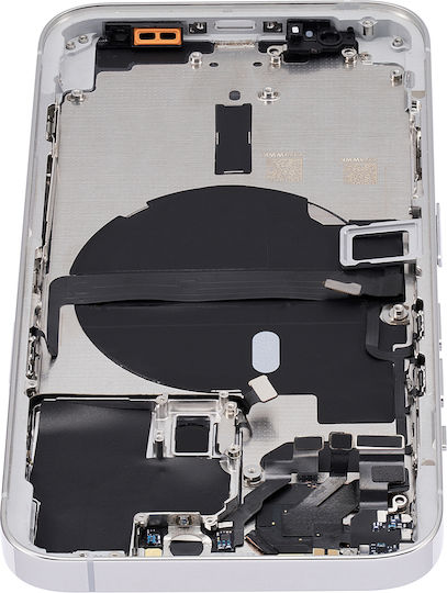 Заден корпус с малки части за iPhone 13 Pro, версия за САЩ, aftermarket plus, сребрист