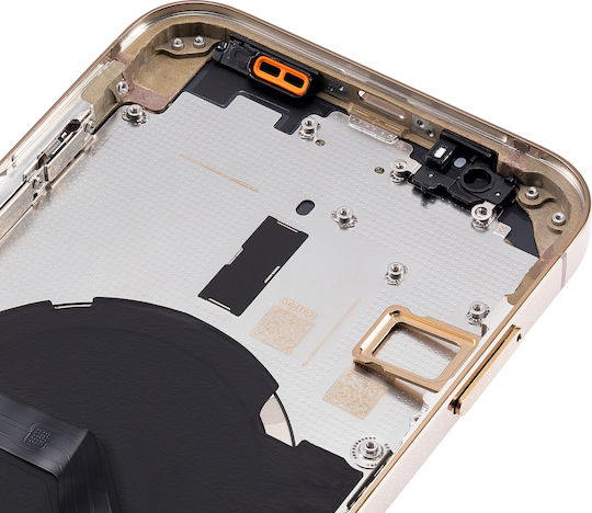 Backcover mit Kleinteilen für iPhone 12 Pro US-Version Aftermarket Plus Gold