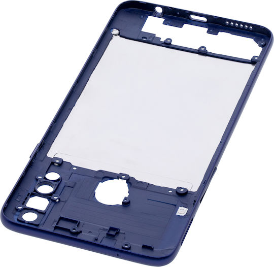 Mittelrahmengehäuse Samsung Galaxy A20s A207 2019 Aftermarket Plus Blau