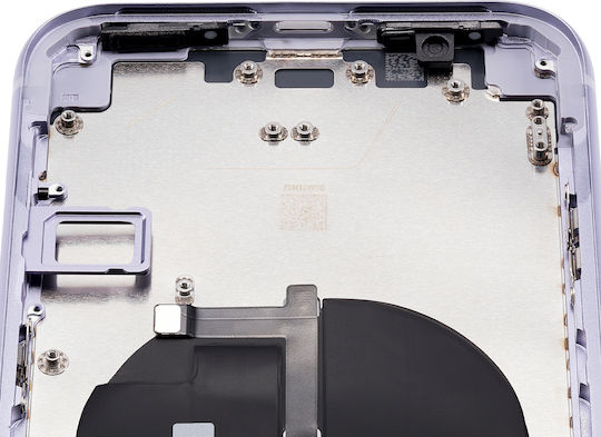 Back Housing W Small Components Pre-installed Iphone 11 No Logo Aftermarket Plus Purple