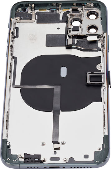 Back Housing W Small Components Pre-installed Iphone 11 Pro Max No Logo Aftermarket Plus Midnight Green