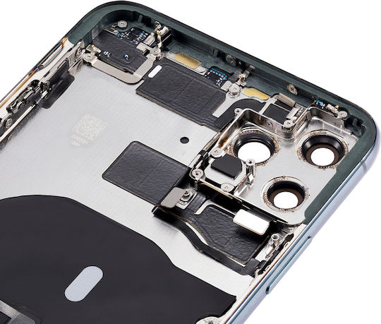 Back Housing W Small Components Pre-installed Iphone 11 Pro Max No Logo Aftermarket Plus Midnight Green