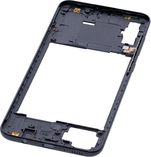 Mittelrahmengehäuse Samsung Galaxy A70 A705 2019 Aftermarket Plus Schwarz