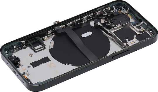 Carcasă Spate Cu Piese Mici iPhone 13 Mini Versiunea SUA Aftermarket Plus Verde Alpin