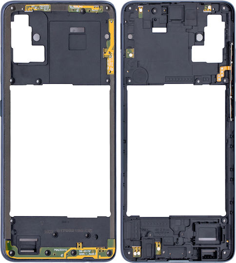 Mittelrahmengehäuse Samsung Galaxy A51 4G A515 2019 Prism Crush Schwarz