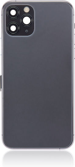 Rückgehäuse mit vorinstallierten Kleinteilen iPhone 11 Pro ohne Logo Aftermarket Plus Space Gray