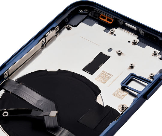 Back Housing W Small Parts Iphone 12 Us Version Aftermarket Plus Blue