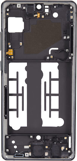 Mittelrahmengehäuse Samsung Galaxy A71 5G UW A716V 2020 Prism Cube Schwarz