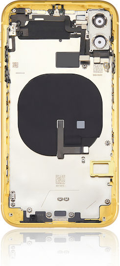 Back Housing W Small Components Pre-installed Iphone 11 No Logo Aftermarket Plus Yellow
