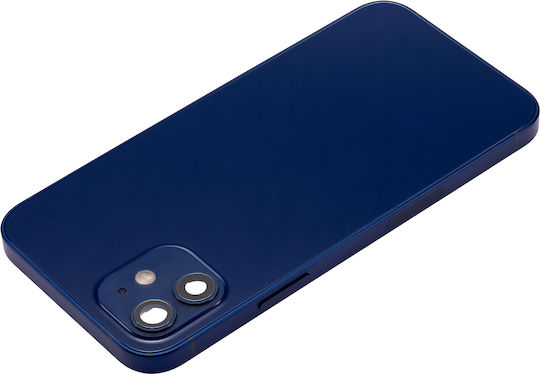 Back Housing W Small Parts Iphone 12 Us Version Aftermarket Plus Blue