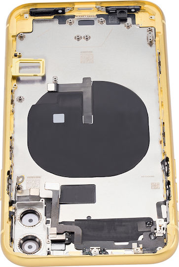 Back Housing W Small Components Pre-installed Iphone 11 No Logo Aftermarket Plus Yellow