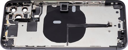 Back Housing W Small Components Pre-installed Iphone 11 Pro Max No Logo Aftermarket Plus Space Gray