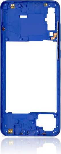 Mittelrahmengehäuse Samsung Galaxy A70 A705 2019 Aftermarket Plus Blau