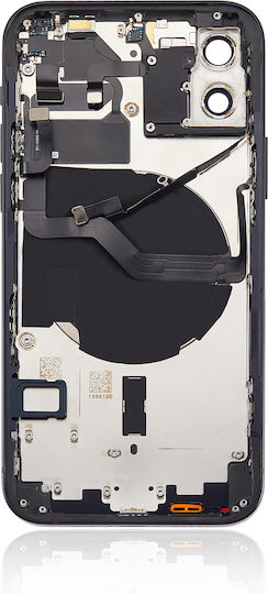 Back Housing W Small Parts Iphone 12 Us Version Aftermarket Plus Black