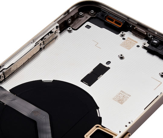 Заден корпус с малки части за iPhone 12 Pro Max, американска версия, заместител Plus, златист