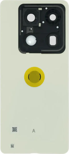 Ansamblu Inserție Capac Spate Motorola Razr Fold Xt2651 2026 Original OEM Alb Crin