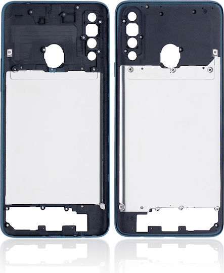 Mid-frame Housing Samsung Galaxy A20s A207 2019 Aftermarket Plus Green