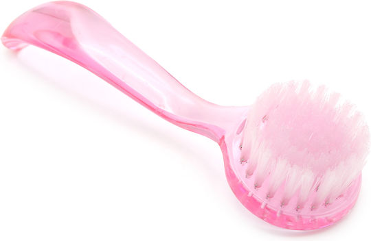 Global Fashion Round Dusting Brush Handle Pink