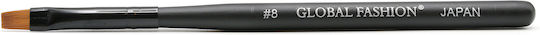 Global Fashion Gel Brush Straight #8 Japan