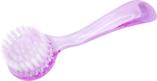 Global Fashion Rundstaubpinsel mit violettem Griff
