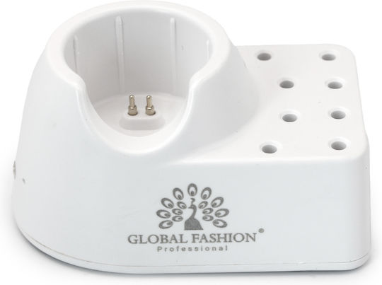 Global Fashion Gm3 Freză Electrică pentru Unghii Albă