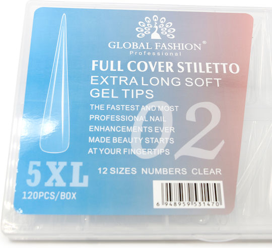 Global Fashion Tipsuri pentru Unghii de Culoare Bej 25556