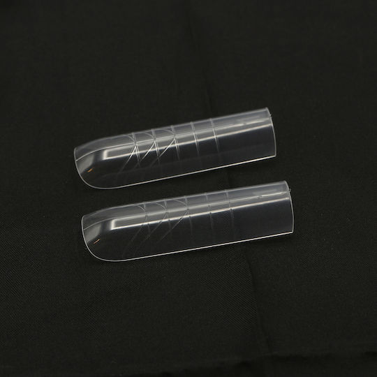 Global Fashion Zweilagige Sandwich-Nagelschablonen in quadratischer Form, 15 Größen, 240 Stück
