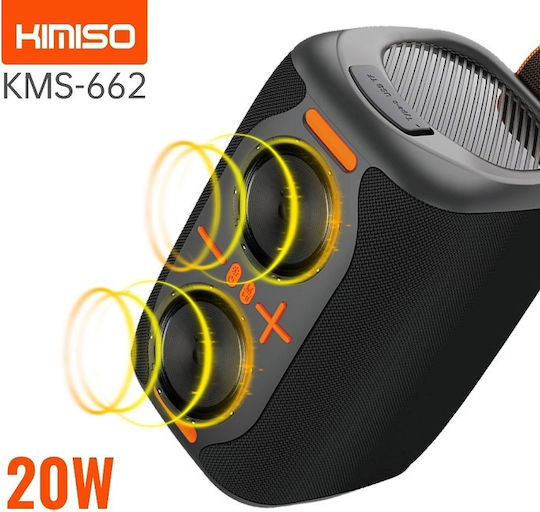 KMS-662 - 266627 20W Bluetooth Speaker with Battery Life Up to 4 Hours Orange