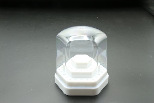 Global Fashion Bit Holder Stand White L-116 Holds 48 Bits