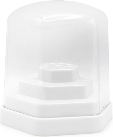 Global Fashion Bit Holder Stand White L-116 Holds 48 Bits