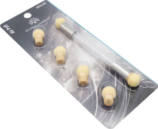 Global Fashion Ombre Sponge Aeropuffing 6 Refills White