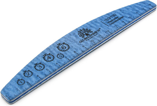Global Fashion Nail File Ruler 150/150 Blue