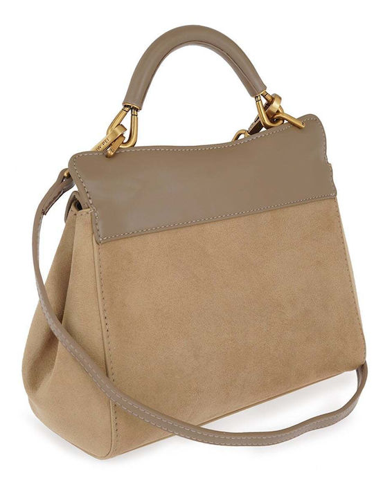 Lucia Classic Women's Satchel Bag Suede Puro