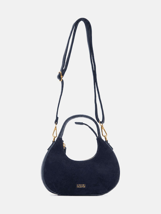 Damenhandtasche Aus Stoff / Crossbody Dunkelblau