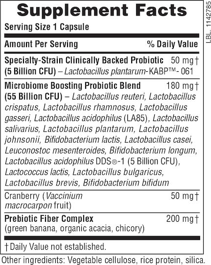 Nature's Plus GI Natural Probiotic Women with Probiotics and Prebiotics 30 caps