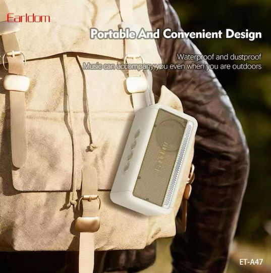 Ηχείο Bluetooth 8W Μπεζ ET-A47