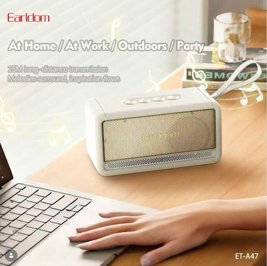 Ηχείο Bluetooth 8W Μπεζ ET-A47