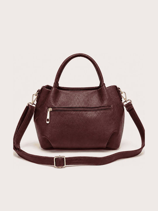 Fabric Women's Handbag / Crossbody Burgundy