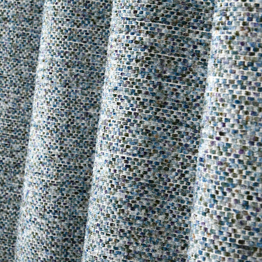 Перде с капси Dublin Blue 140x260 см.