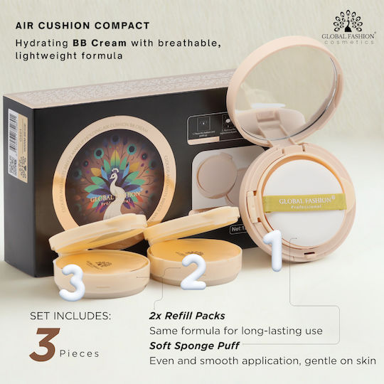 BB foundation cushion, bej cald, 12 g