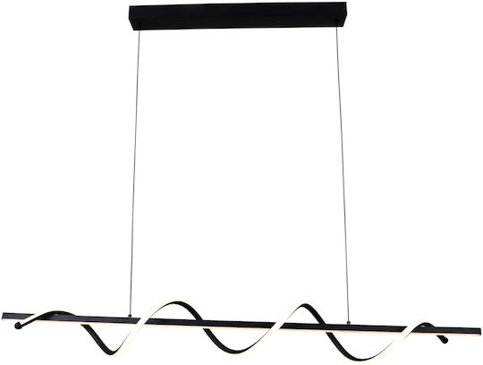 Optonica Lustră Suspendată Negru Optonica Lustră Suspendată Negru