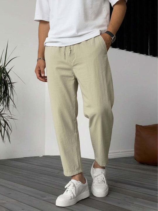 Men's Cargo Trousers Loose Fit Green