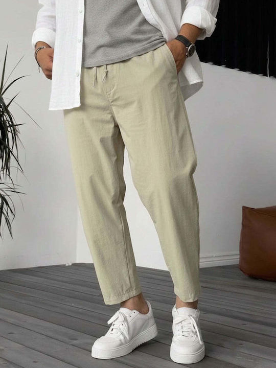 Men's Cargo Trousers Loose Fit Green