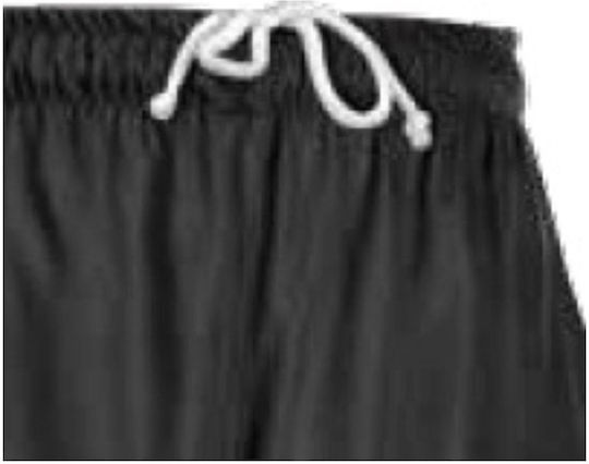 Egochef Pantaloni de Bucătar Monocrom Negru cu Elastic în Talie