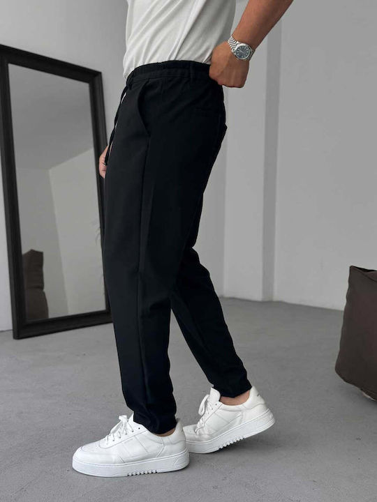 Men's Loose Fit Trousers Black