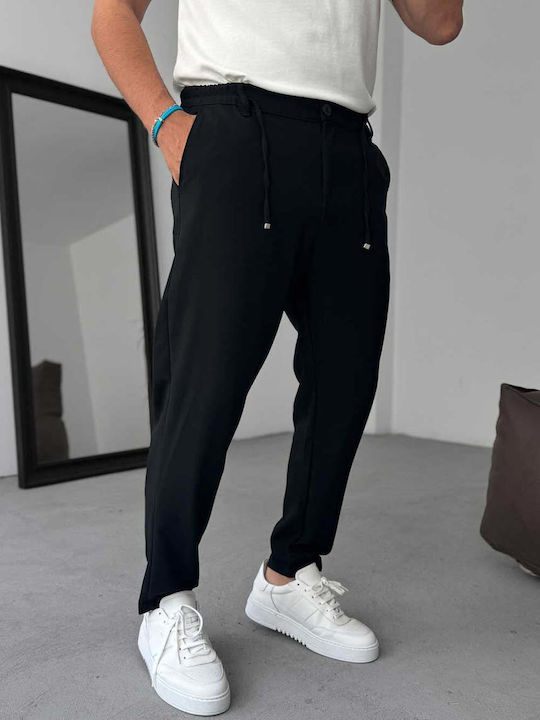 Men's Loose Fit Trousers Black