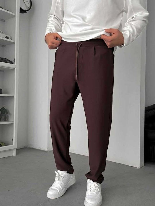 Men's Trousers Regular Fit Brown