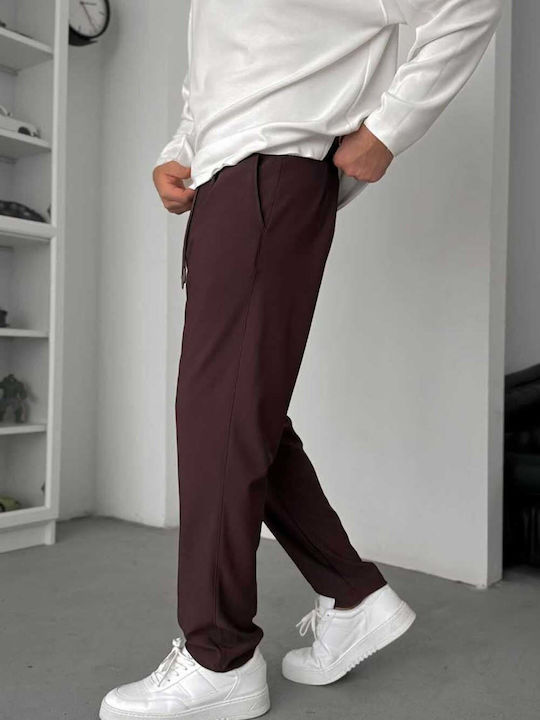 Men's Trousers Regular Fit Brown